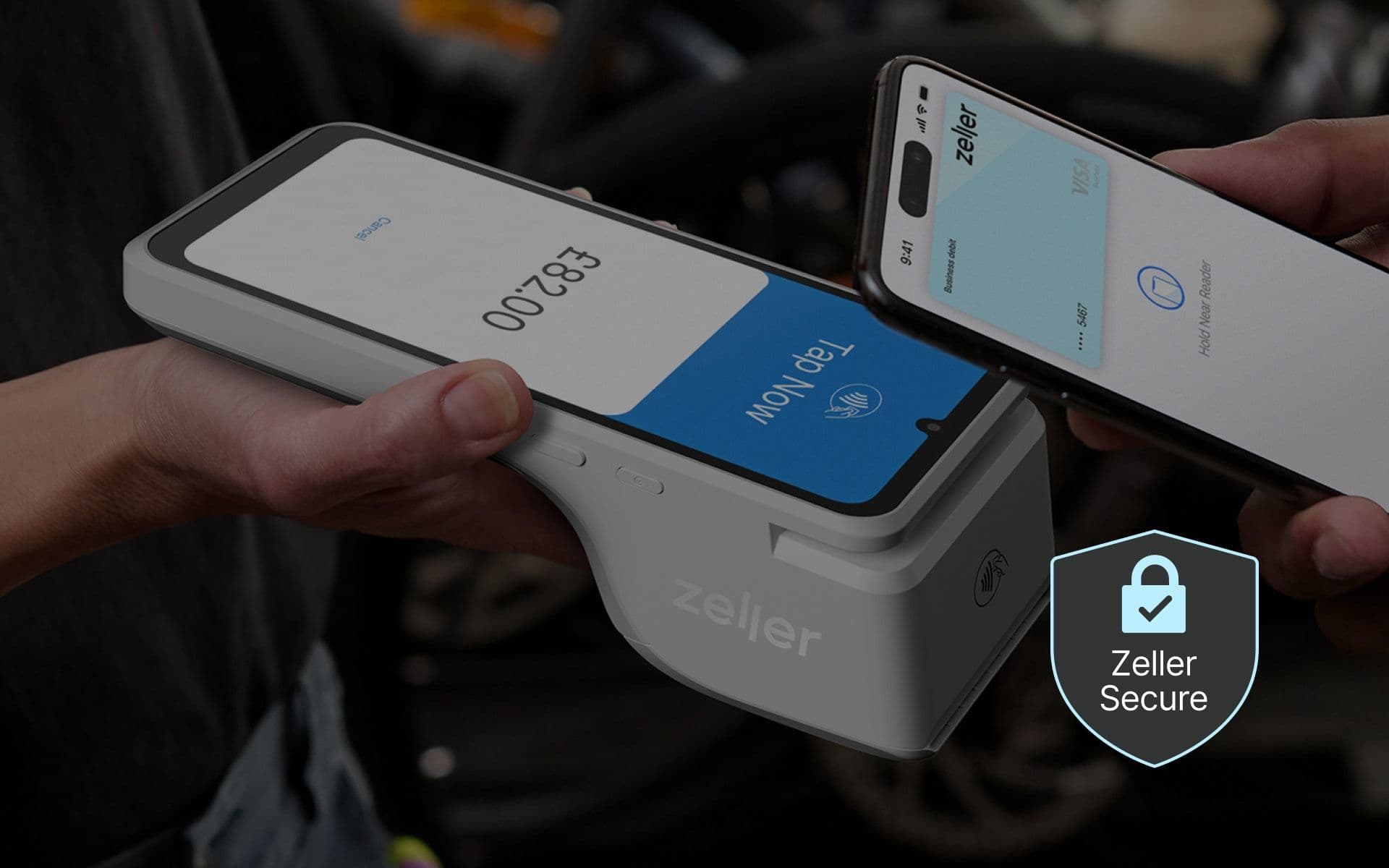 Zeller - Terminal 1x, secure transaction