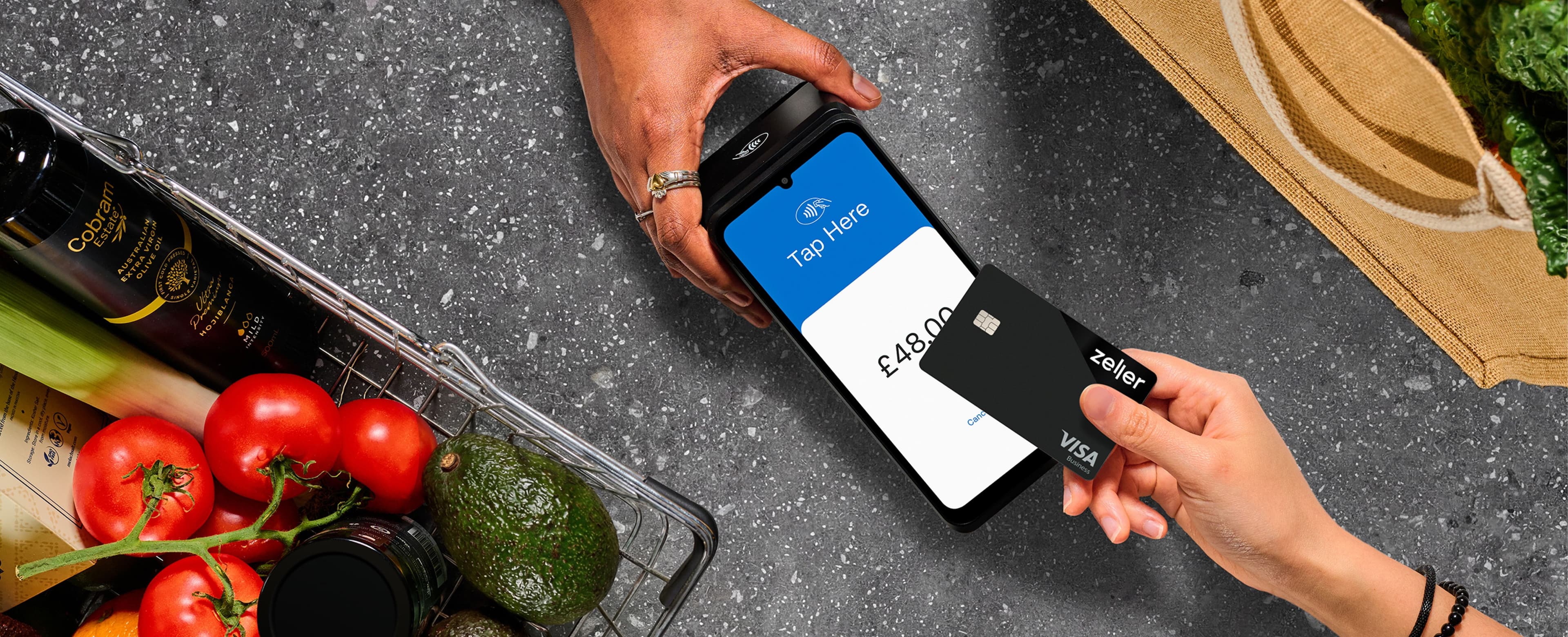 Zeller Terminal 1x in Grocery store