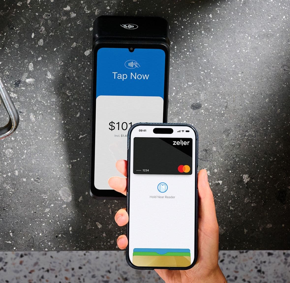 Zeller - T1x with Zeller Debit Card payment