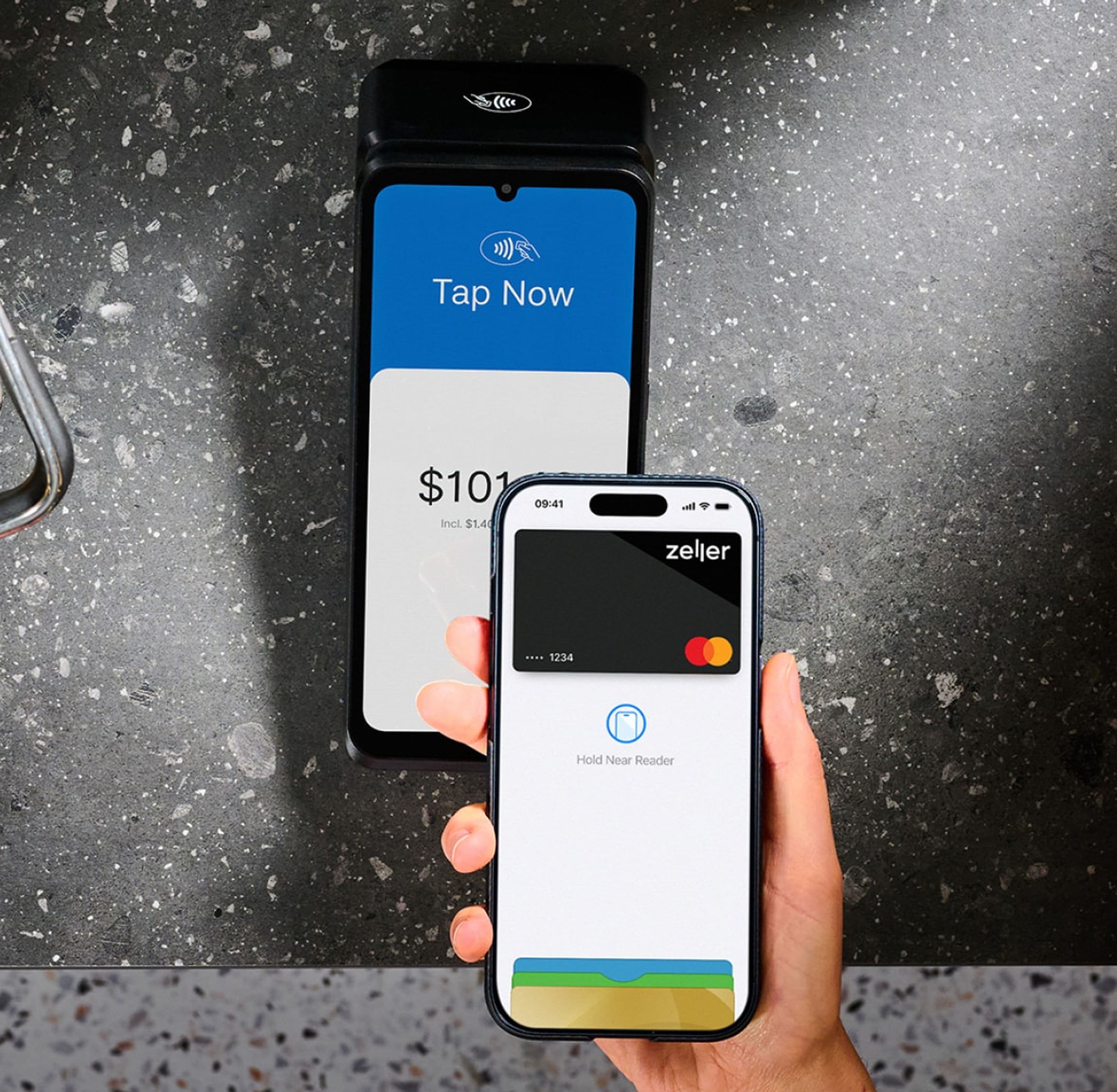 Zeller - T1x with Zeller Debit Card payment