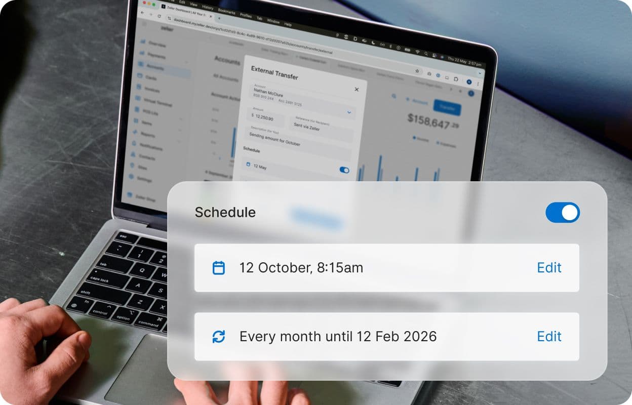 Scheduling and Recurring Transfers