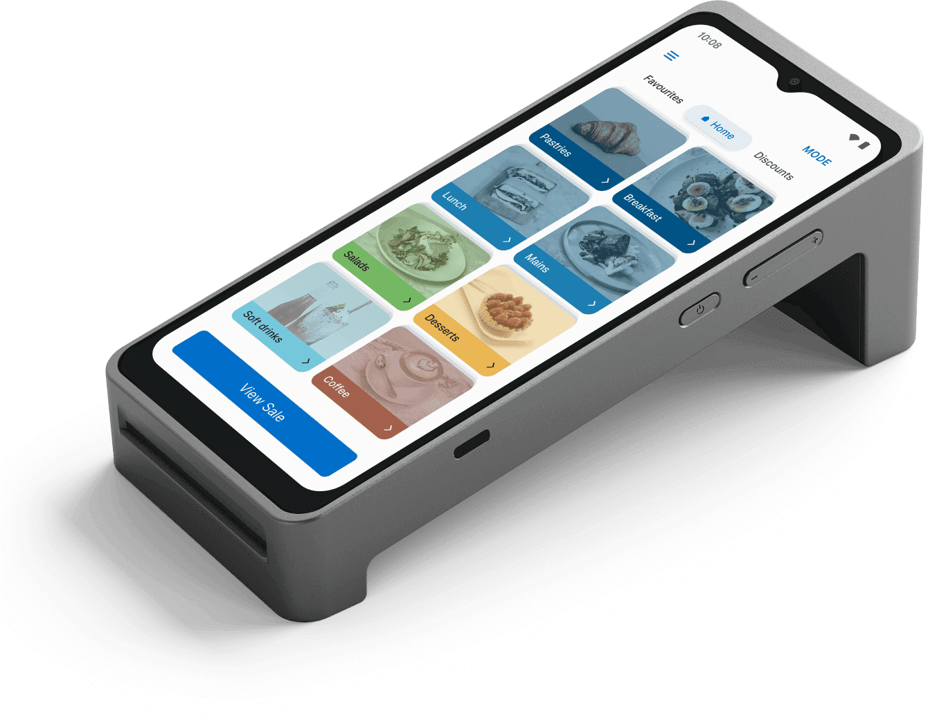 POS System on the Zeller Terminal 2 - Graphite