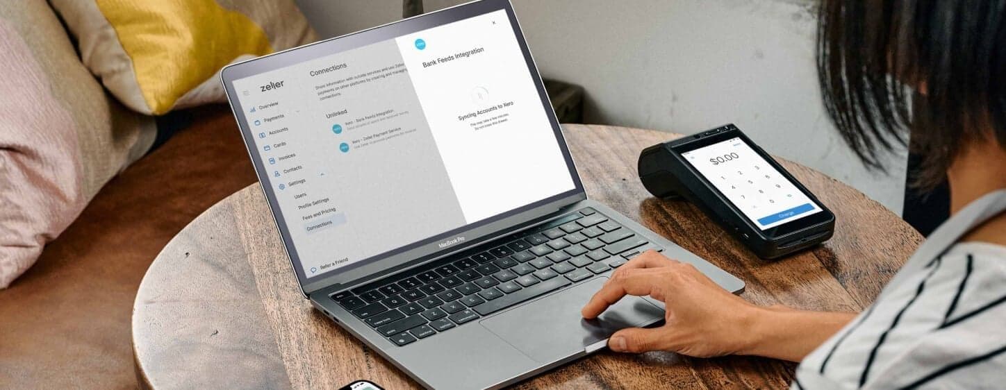 Zeller - Xero, laptop dashboard