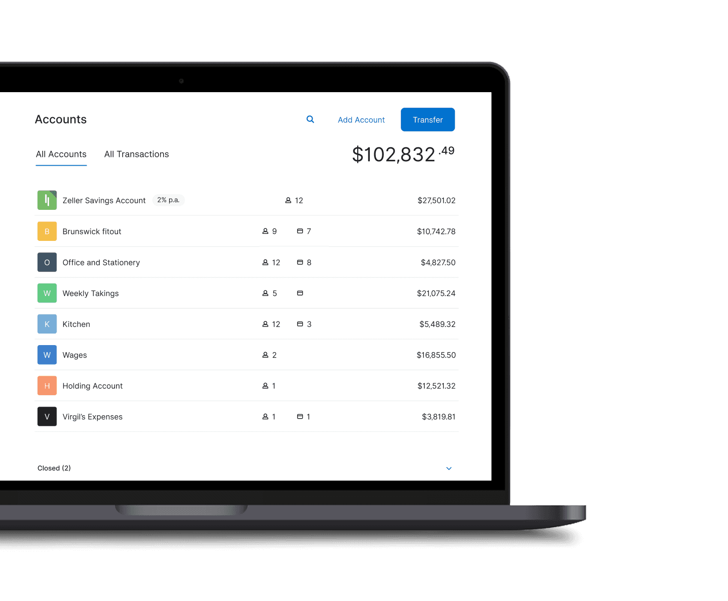 Zeller - Savings Account, Laptop, cropped