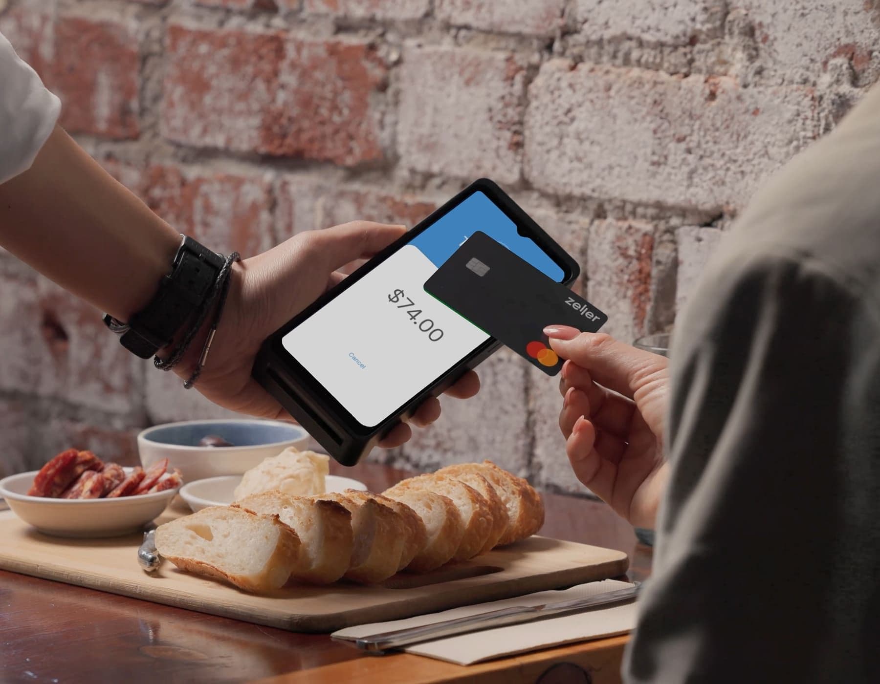 Zeller - Split bill, restaurant table