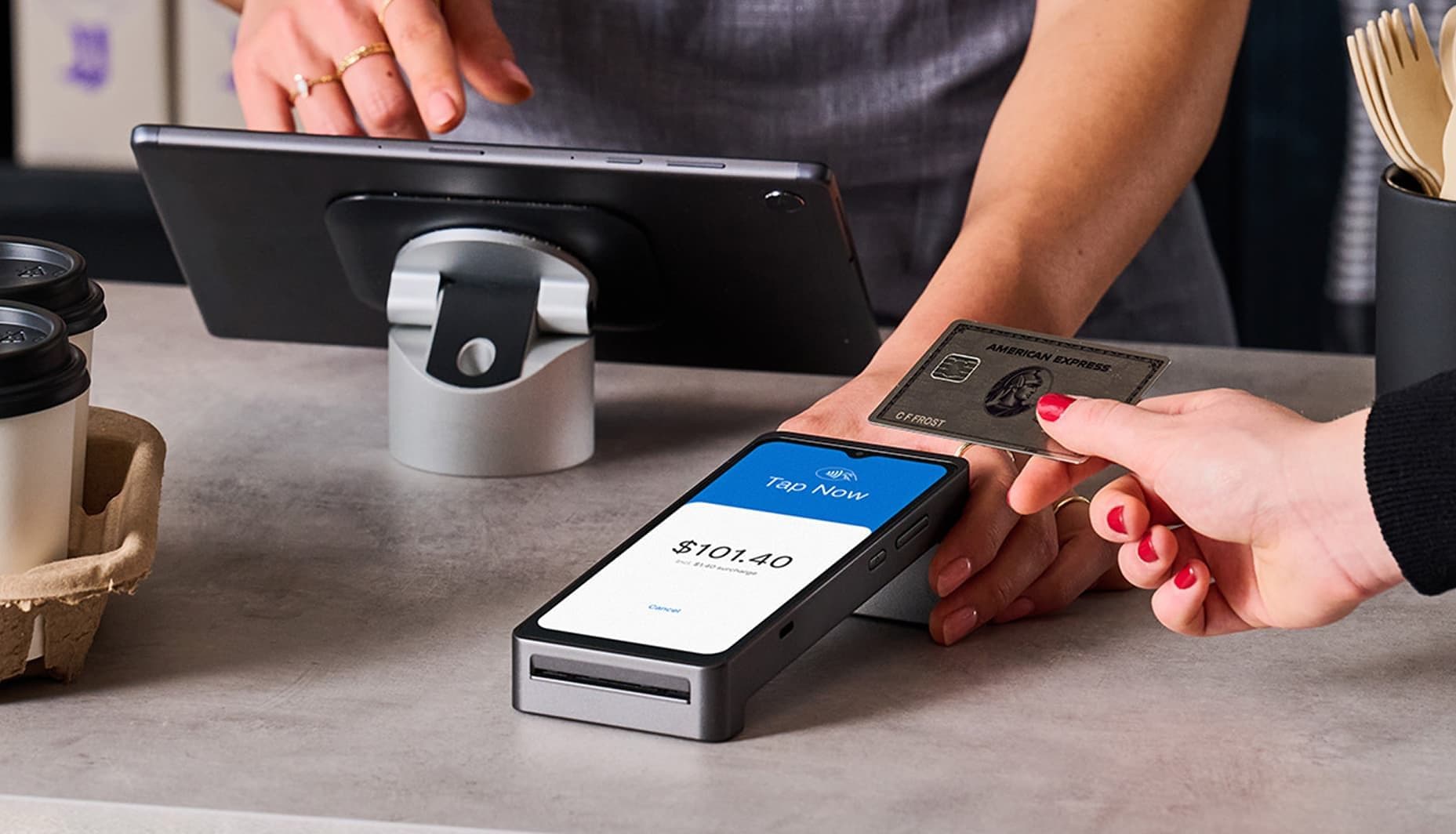 Zeller - Terminal 2 in Graphite with POS and Amex