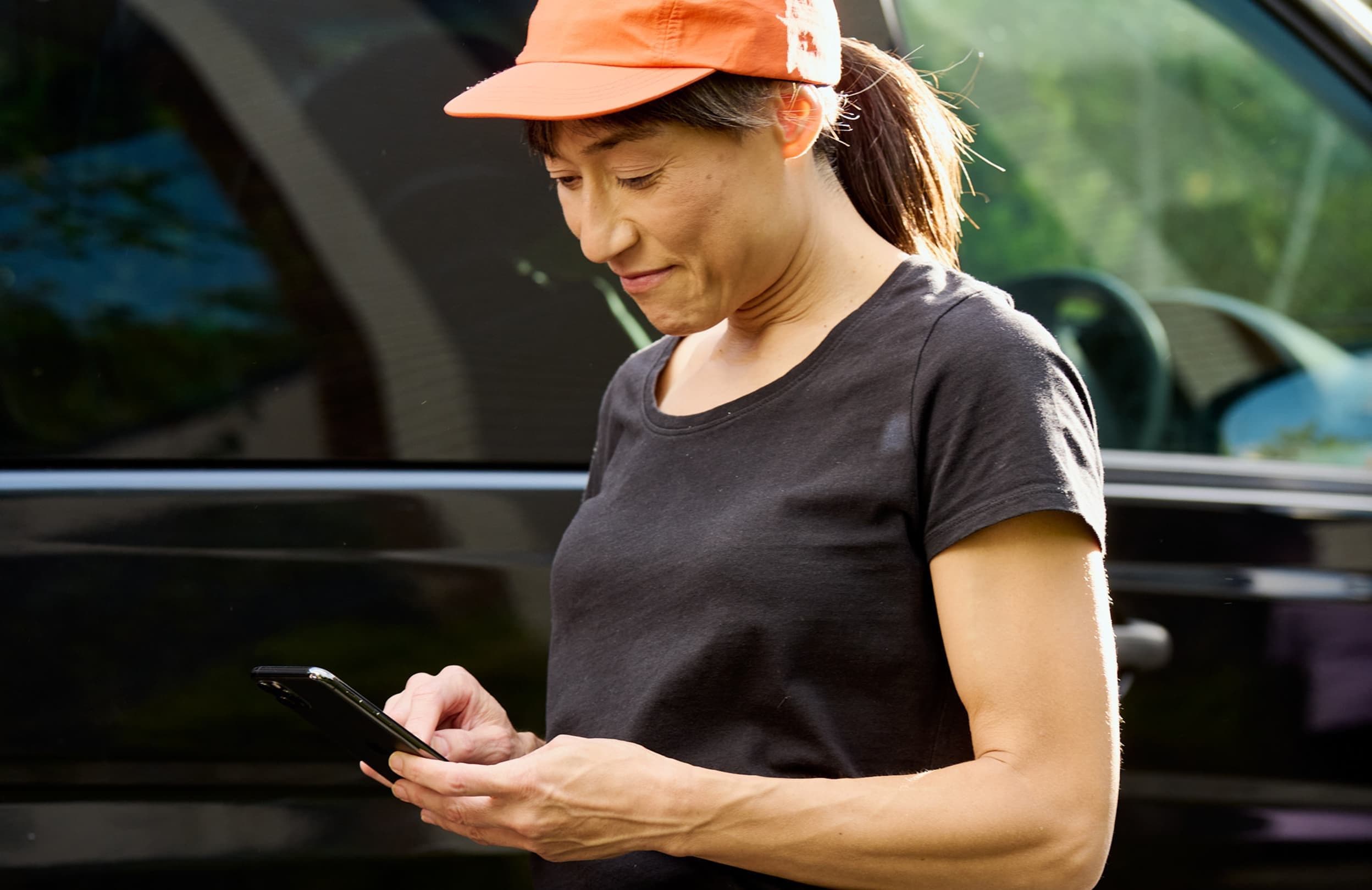 Zeller Merchant on the phone