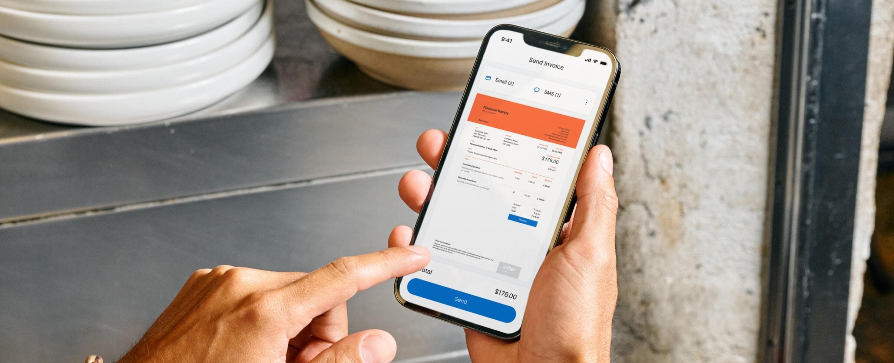 Zeller - Invoices on App. Online invoice app on the smartphone