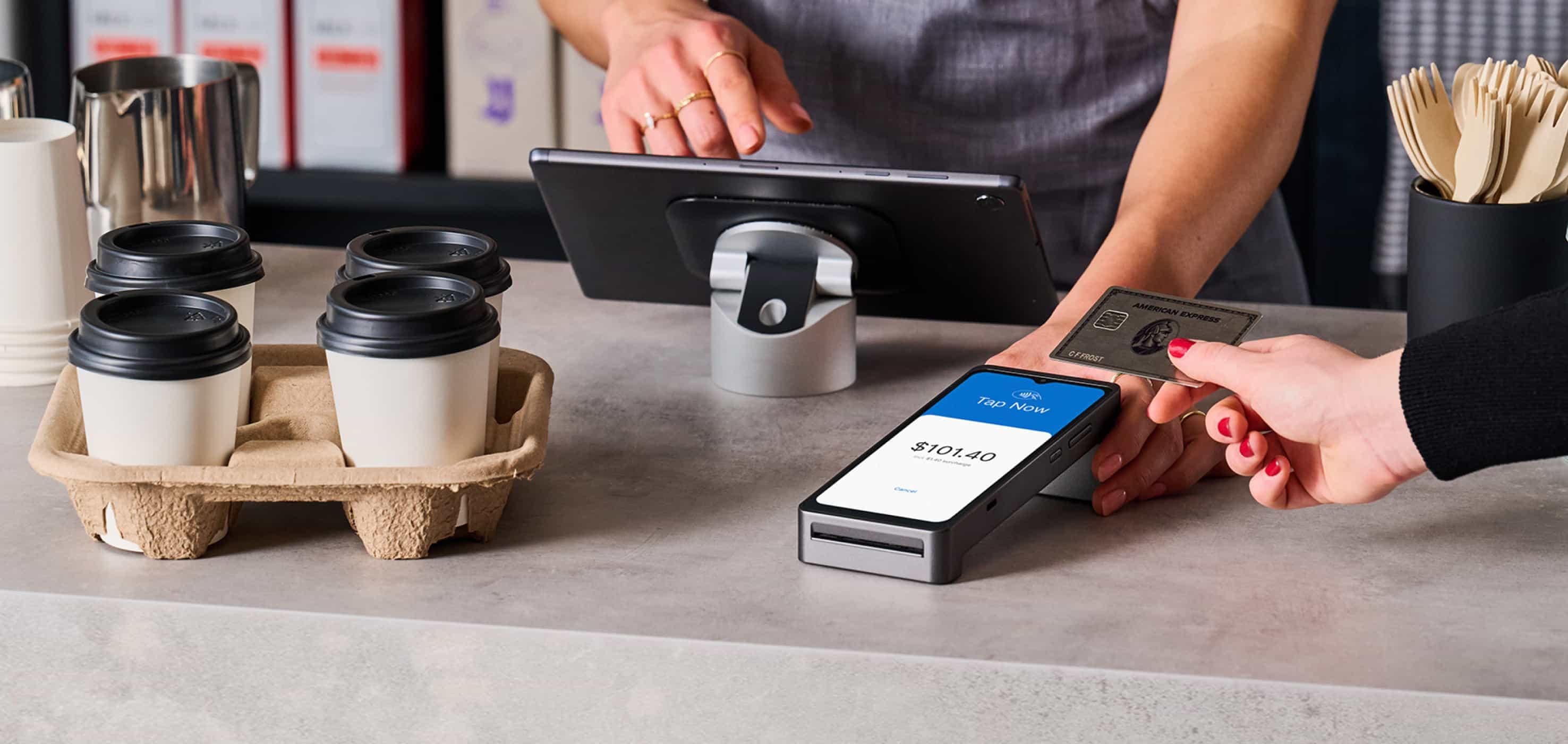 Zeller - Terminal 2 and Amex Card at Cafe