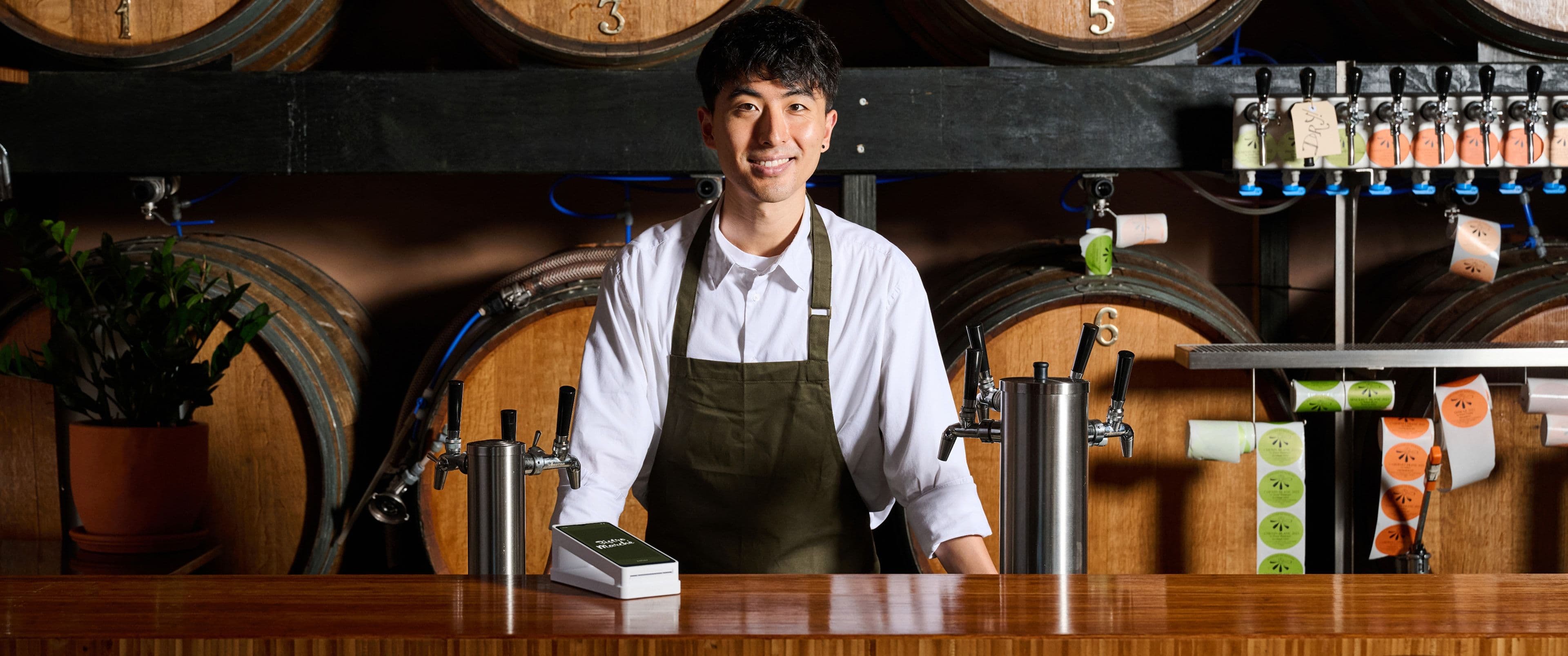 Zeller - Wine Bar Merchant using Zeller Terminal 2