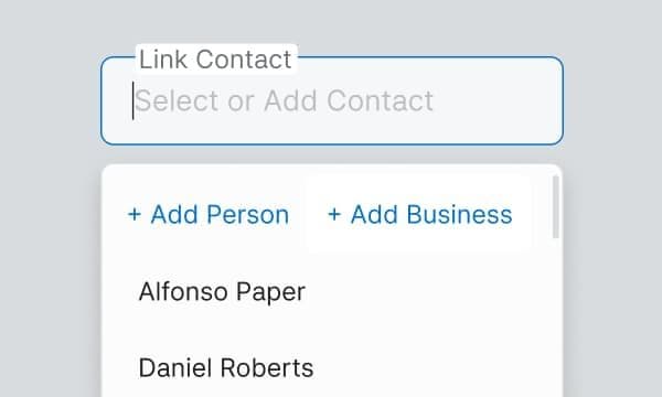 Zeller - Payment Links - Link Contact