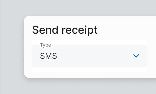 Zeller - Payment Links - Send receipt
