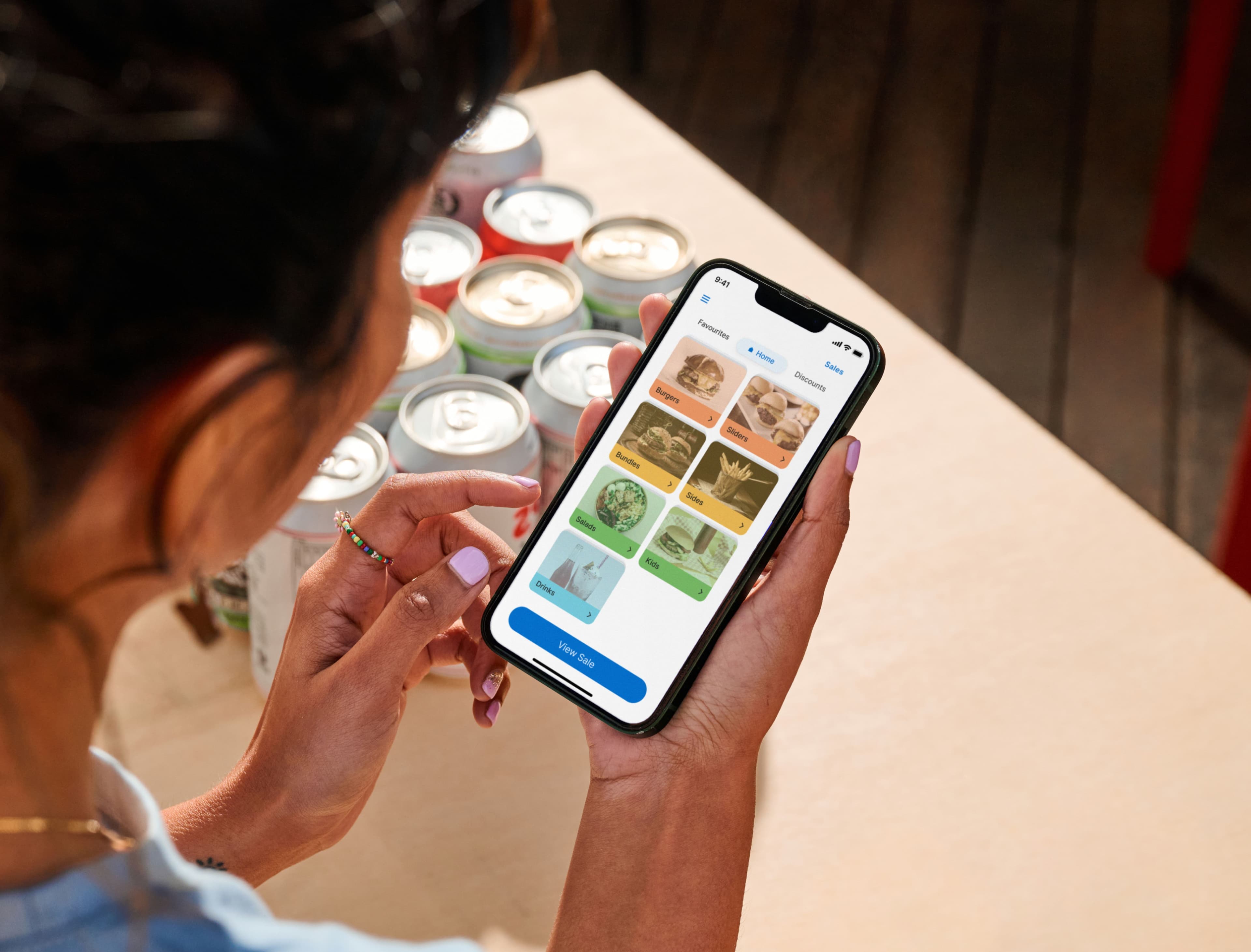 Zeller - POS Lite in a food truck