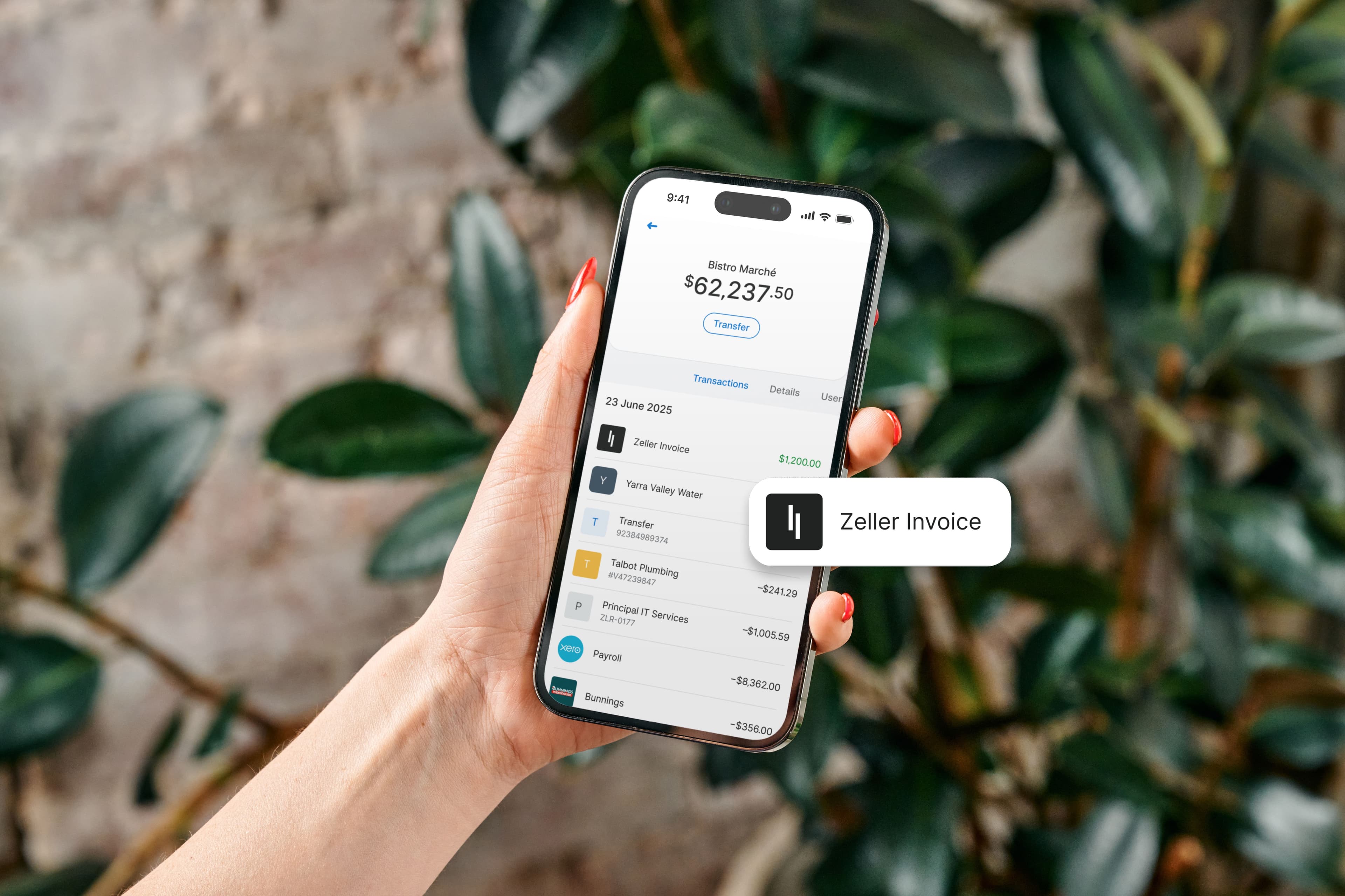 Zeller Invoice Transaction/Settlement