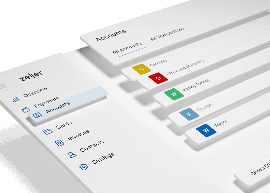 Zeller - Transaction Accounts Dashboard Model