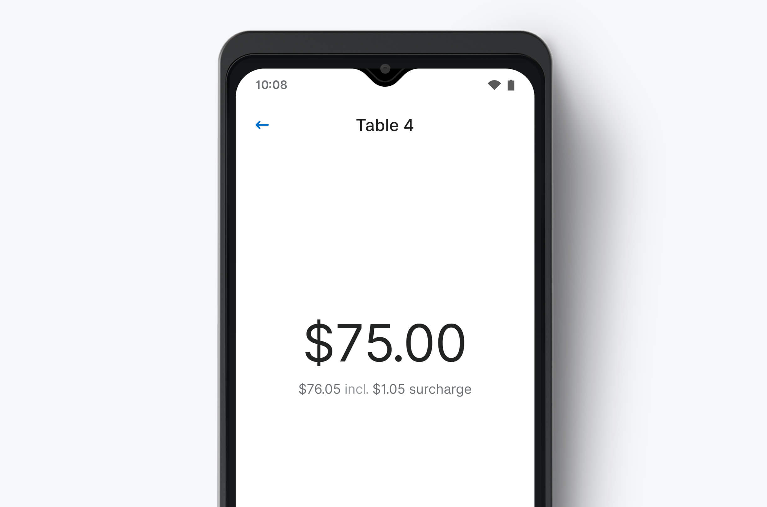 Pay at table - Bill amount-v1