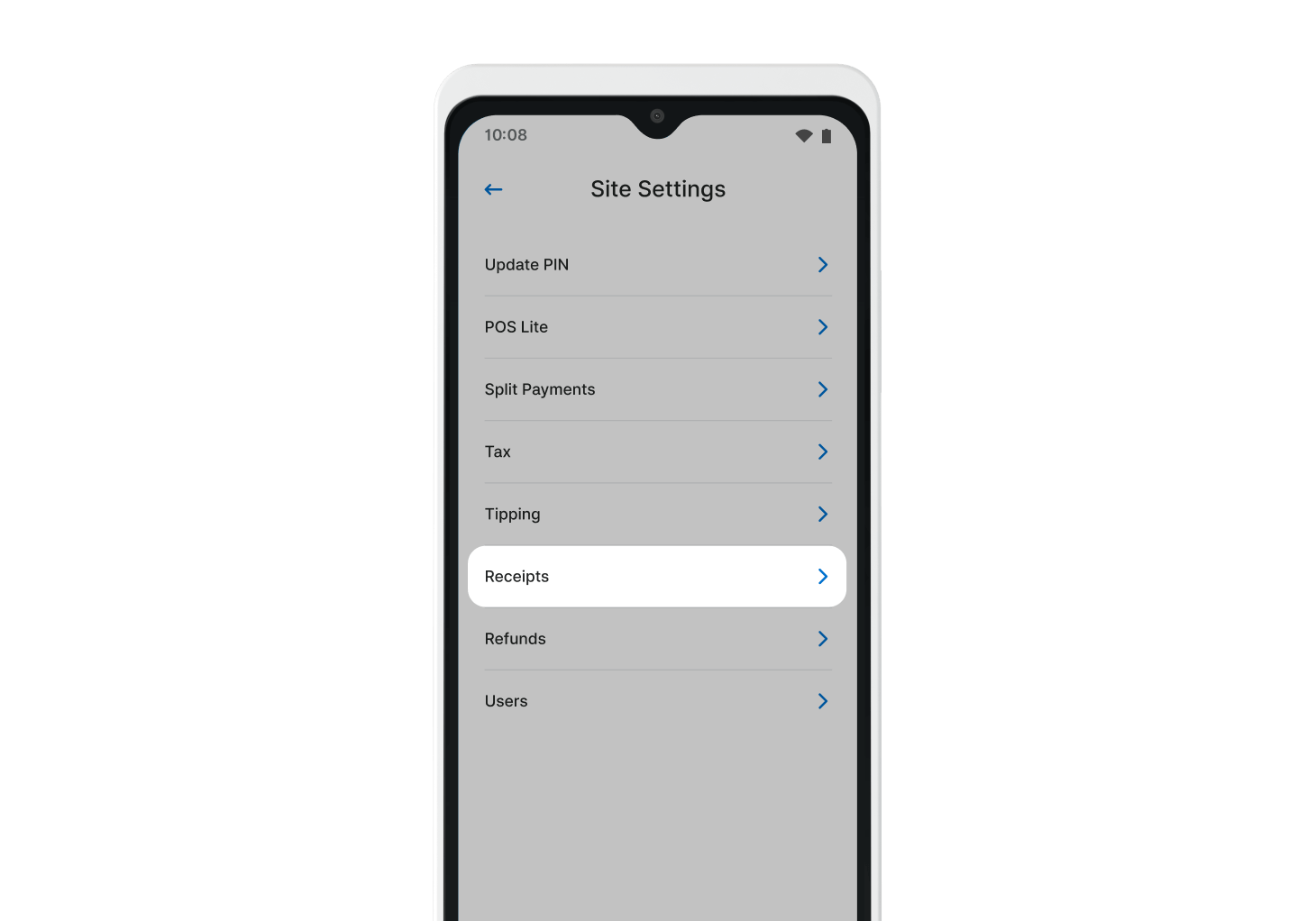 Terminal 2 - Receipt settings-v2