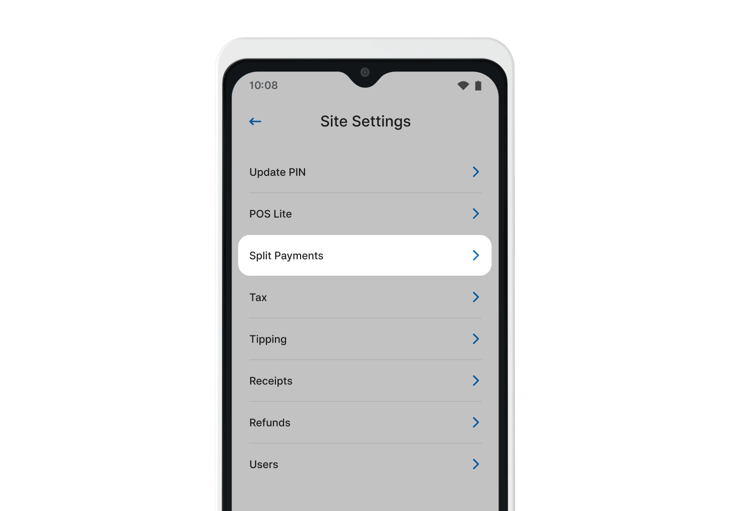 Terminal 2 - Split payments settings-v2